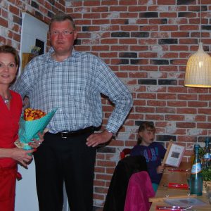 Die Inhaberin der neuen Pizzeria Stella, Steffi und Rainer Fich