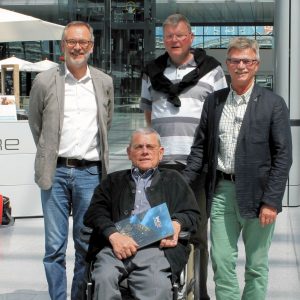 v.l.n.r. Klaus Arabin, Wilfried Krumpeter, Rainer Fich und Udo Landgrebe