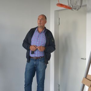 Rainer Fich, Unfallhilfe geschäftsführer Norbert Ott und Bernd Hilescher