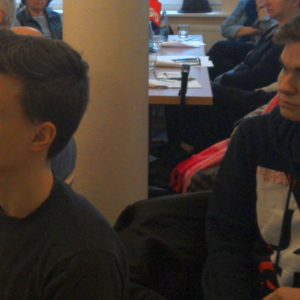 Axel Nieslony und Janis Ahäuser bei der Jahreshauptversammlung der SPD Bad Vilbel